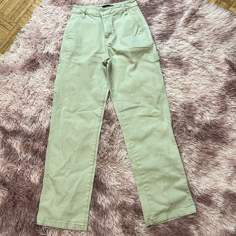 Forever 21 Straight Leg Sage Green pants. Size24